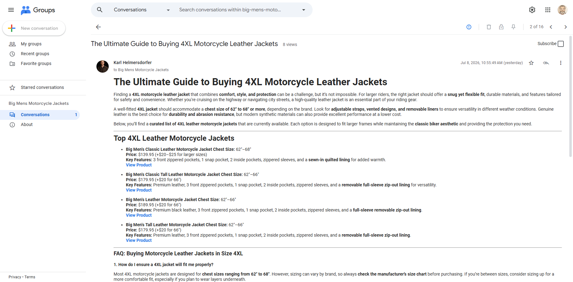 4XL Motorcycle Leather Jackets: Built for Comfort and Protection